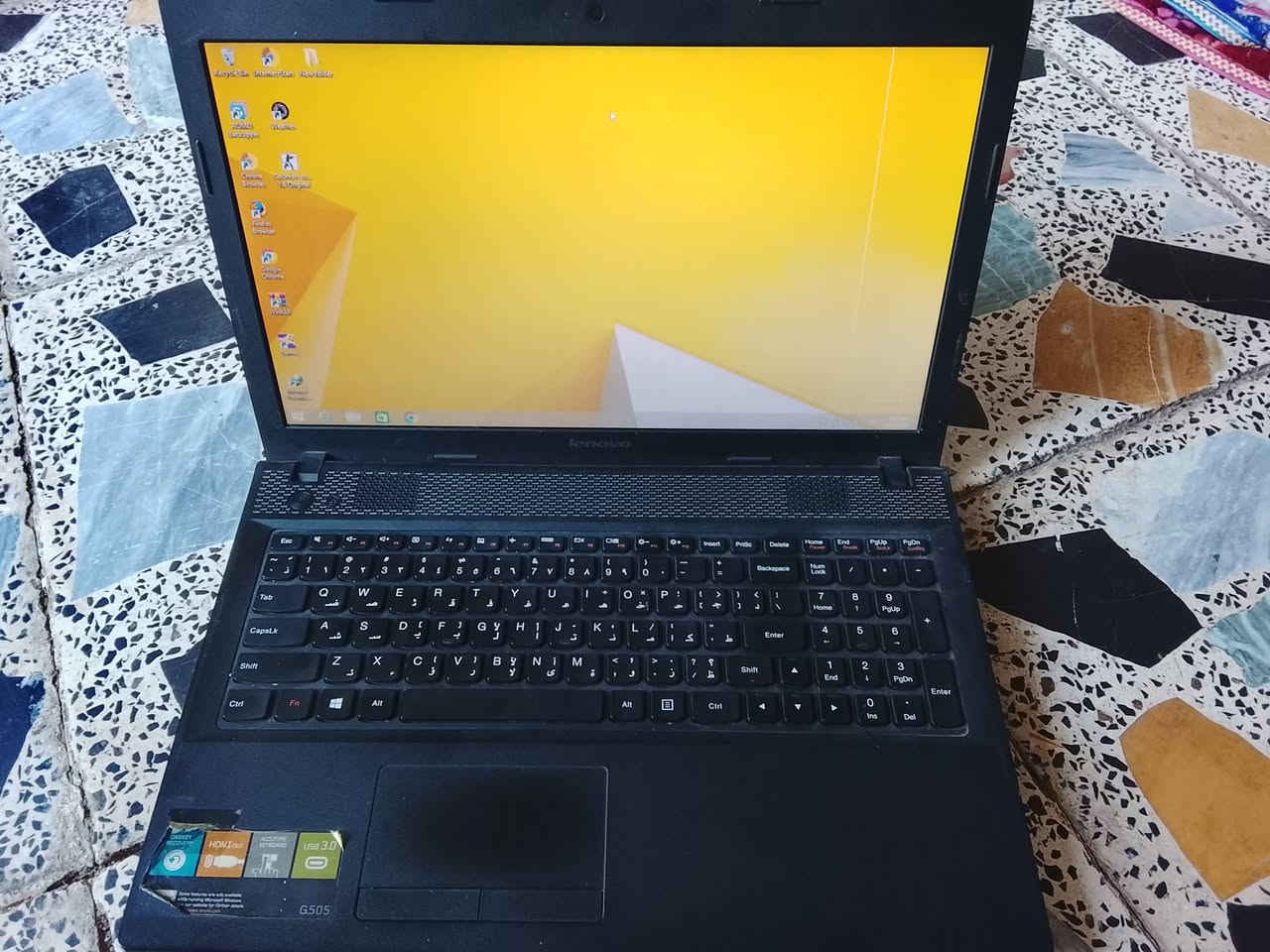 حاسبة لينوفو  Lenovo G505 للبيع رام 4 ذاكرة 500 شغالة بطاريتها شغالة السعر 125 الف وبيها مجال
ملاحظه بيها خط خفيف بل شاشة مابين 
مكاني بغداد بياع حي الاعلام رقمي واتساب ***********
حاسبة لينوفو  Lenovo G505 للبيع رام 4 ذاكرة 500 شغالة بطاريتها شغالة السعر 125 الف وبيها مجال
