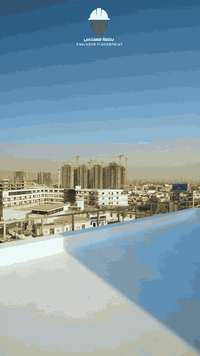 اعمال العزل المائي  لسطح احد البنايات في بغداد تنفيذ شركة بصمه مهندس ل...