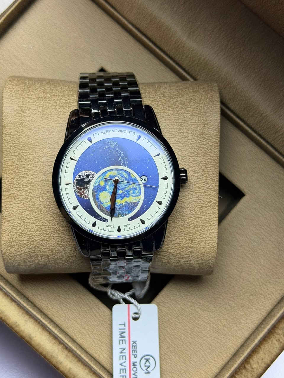 Keep moving 
اصلي ماكنه ياباني 
مينا مميزة 
قفل فراشة 
ستانلس ستيل 
مقاومة للماء

25 الف على اول تم

524953506144963935


**إذا كنت صاحب هذا الإعلان وتريد حذفه لأي سبب، رجاءا أرسل رسالة إلى الدعم الفني**