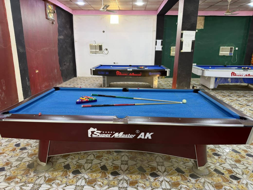 بيع وشراء ومراوس 
توفر جميع انواع البليارد المستخدم والجديد 
وبأنسب الاسعار 
بغداد حافظ القاضي الشارع الوسط تجهيزات الكاسبر 
*********** يتوفر واتساب 
ليس لدينا فرع اخر
