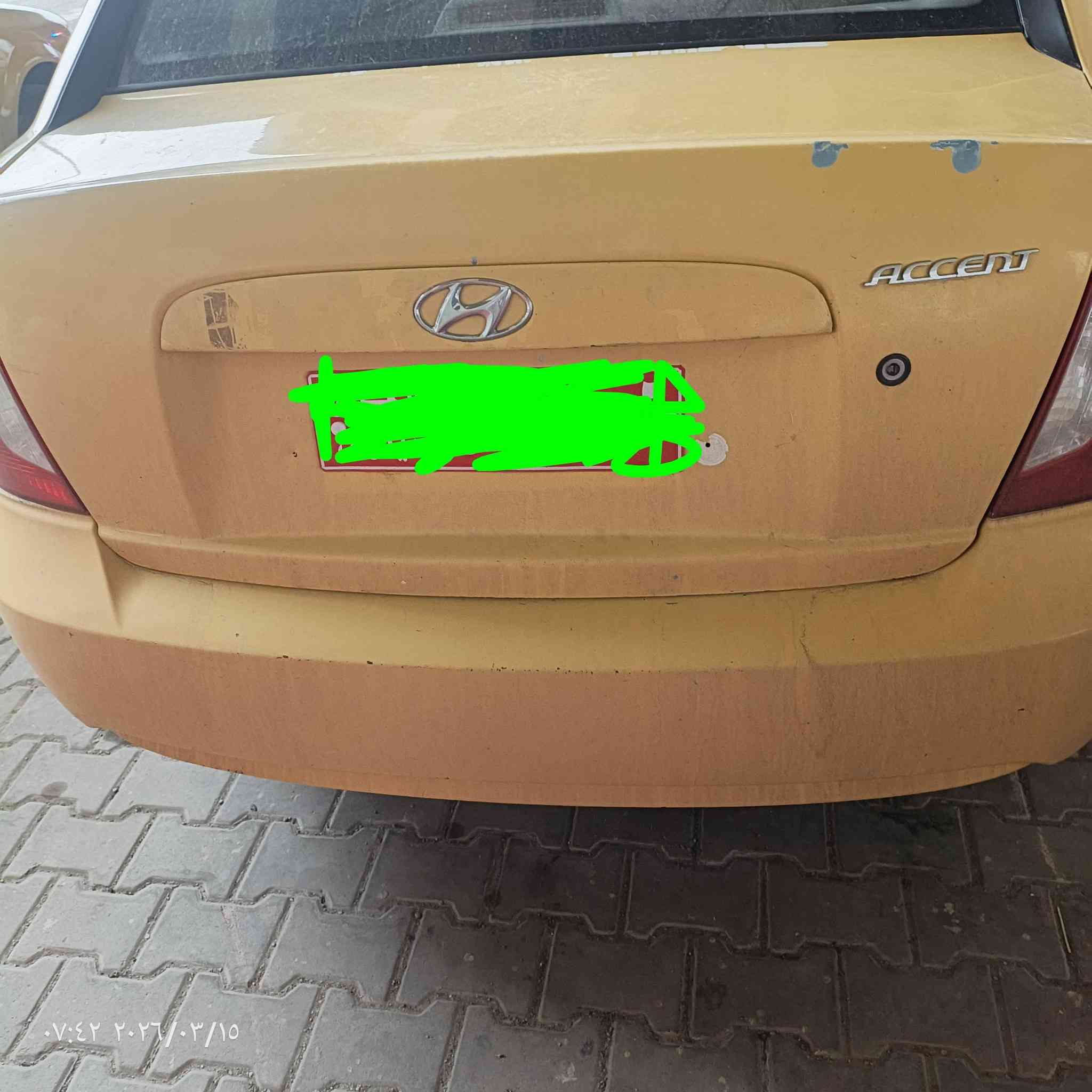 اكسنت موديل 2009نينوى مكينا وكير جدد وارد خليجي اوتماتيك صاحبها موجود بل موصل سنويا بيها بلاغ 50ورقه الغرامه 500عل مشتري ***********عنوان بغداد منصور
