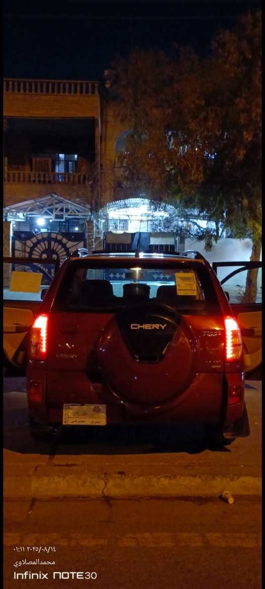 #للبيع
السلام عليكم 
سياره شيري تيكو 2013 لون ماروني نظيفه كلشي جديد 
🔷 تبريد ثلج
🔷جامات كهرب 
🚦قفل مركزي 
🚙كير توماتيك 
🔷شاشة مسجله 
🚇 كاميرا خلفيه 
🚙حساسات خلفيه 
🚴🏿نظام مانع انزلاق ABS
🔊 صافرة انذار 
↔️ تحكمات ستيرن 
⛔ هيترات كشنات
🕳️ فتحة سلايد
🚗 رفع الجامات عن بعد
🚦تحتوي السياره على لايت زينون
محرك 1800
✔️ تايرات جدد
✔️كشنات جلد مغلفة ب احمر 
✔️السياره رقم نينوى 
✔️شرط الوكالة والتحويل 
✔️السيارة بأسمي
للأستفسار الأتصال على الرقم 
***********
والاستفسار على الواتساب ***********
