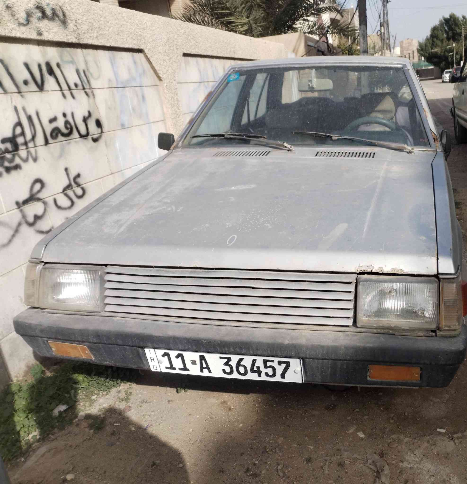 متسبيشي لانسر 1982
گير ومحرك بلادي محرك 1.4-
گير عادي -
ستيرن عادي-
السيارة عظمتها حلوة -
بيها خياسات لازم تتصلح -
تخم تاير جديد-
باتري جديد-
غرفتها نظيفه -
رقم بغداد انگليزي بأسمي تحويل مباشر -
هزة جديدة -
سيارة اقتصادية وحلوة وكلشي بيها شغال -
مكاني بغداد حي الجهاد-
سعرها 30 وبيه مجال قليل-
للأستفسار /***********
