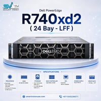 ديل R740xd • ٢٤ باي LFF • ٦٤GB ECC رام