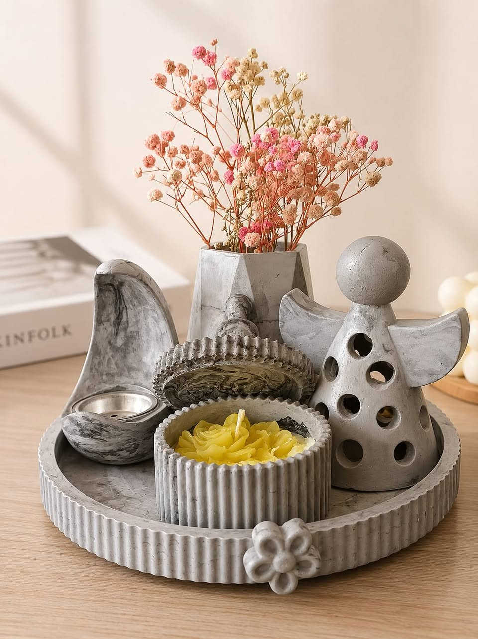 طقم ديكور ڤازه + شمعه + حامل شمع + صينيه + مبخره سعر 15 الف فقط توصيل داخل الوردية 3


**إذا كنت صاحب هذا الإعلان وتريد حذفه لأي سبب، رجاءا أرسل رسالة إلى الدعم الفني**