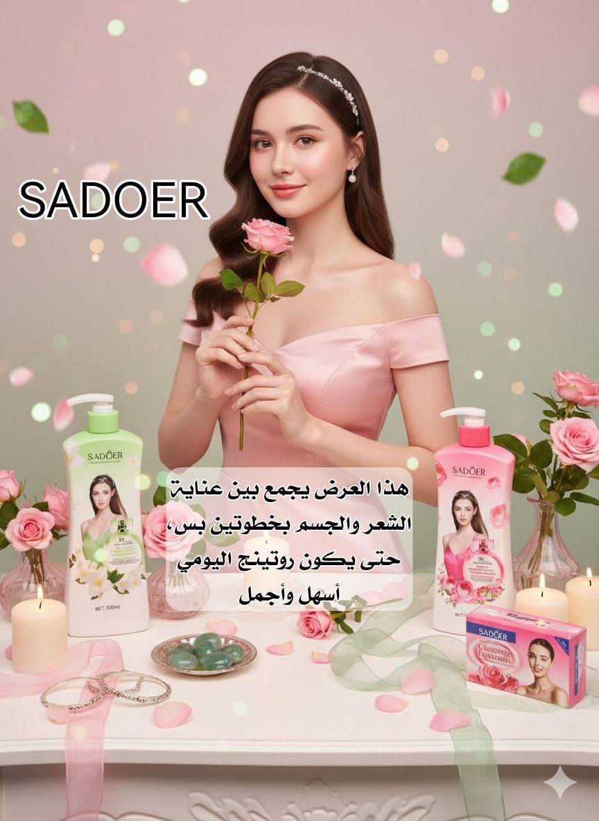 �✨ عرض العناية المتكامل للشعر والجسم من براند SADOER الكوري 🇰🇷✨🌸

إذا تعانين من القشرة المزعجة وتساقط الشعر، وتبحثين عن حل فعّال وآمن بنفس الوقت، هذا العرض معمول خصيصاً إلك 💗

💗 شامبو SADOER ضد القشرة والتساقط
تركيبة مميزة تنظف فروة الرأس بعمق وتزيل القشرة من أول استخدام، وتساعد على تقوية جذور الشعر لتقليل التساقط بشكل ملحوظ. يمنح الشعر نعومة، لمعان، ورائحة فاخرة تدوم 🌸

🧼 صابونة SADOER المعطرة للجسم
صابونة تنظيف عميق برائحة وردية أنثوية ناعمة، تزيل الأوساخ والدهون بلطف وتترك البشرة ناعمة ومشرقة بدون جفاف 💕
منشأ العرض كوريا 🇰🇷🇰🇷

للاستفسار والحجز مراسله خاص


**إذا كنت صاحب هذا الإعلان وتريد حذفه لأي سبب، رجاءا أرسل رسالة إلى الدعم الفني**