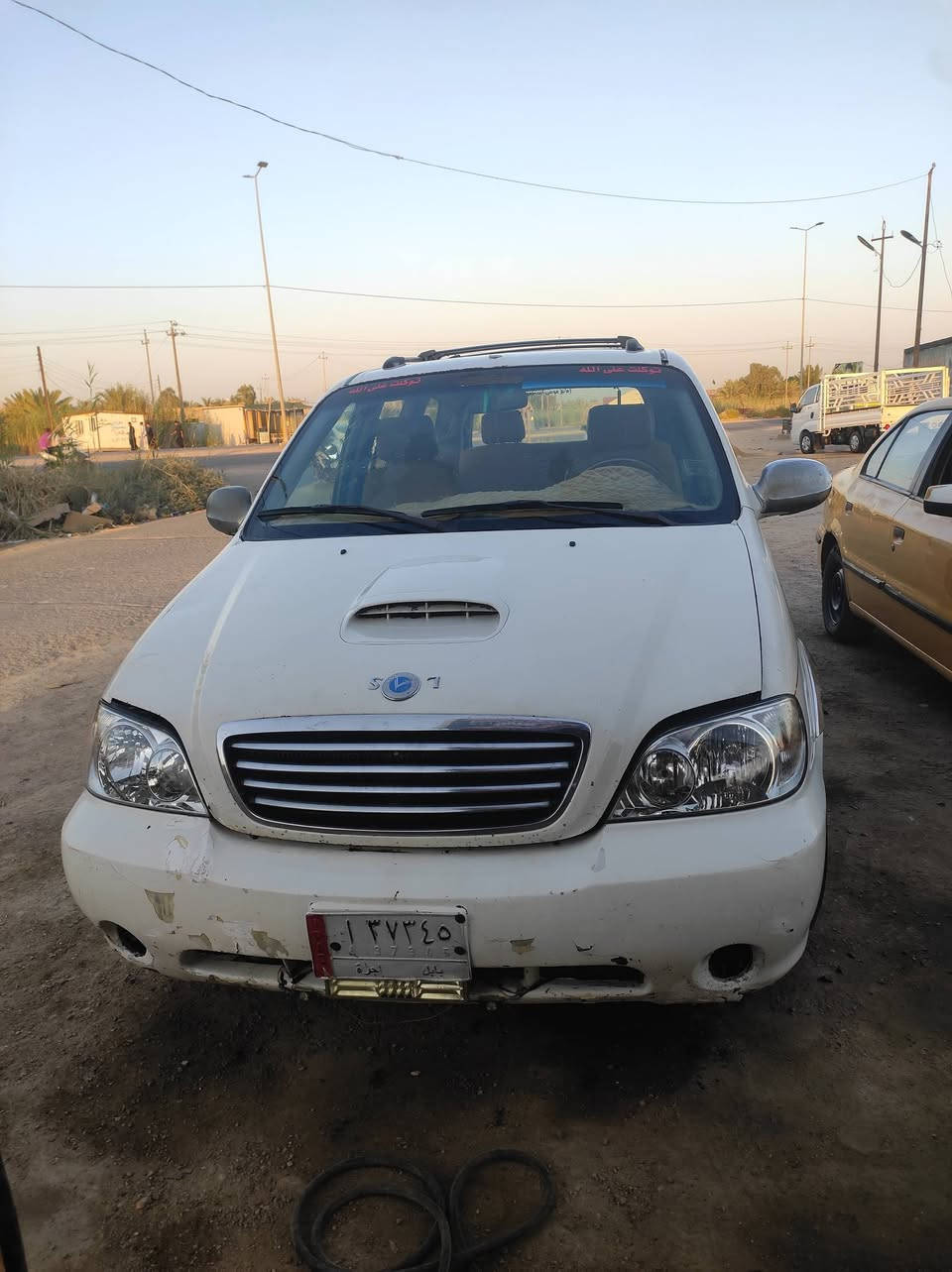 كرنفال للبيع موديل 2005كاز كير عادي اجره خط سماوه خضر سياره ماعايزه شي بيهه نواقص قليله سنويه ل27مكان الوركاء رجاءا بس الشراي يتصل السعر 47وانا خادم الكم ***********
