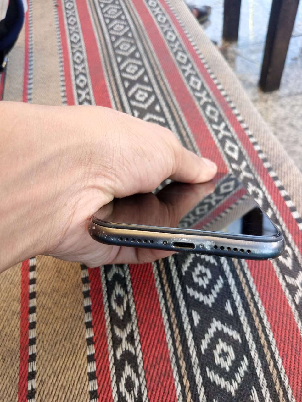 السلام عليكم موبايل أيفون ۱۱ عادي للبيع بطارية بلادي ۸۱ ذاكرة ۱۲۸ الجهاز مبدل فقط شاشة اصلية فيس أيدي شغال

السعر ١٧٠ ألف

رقم التلفون *********** واتساب
