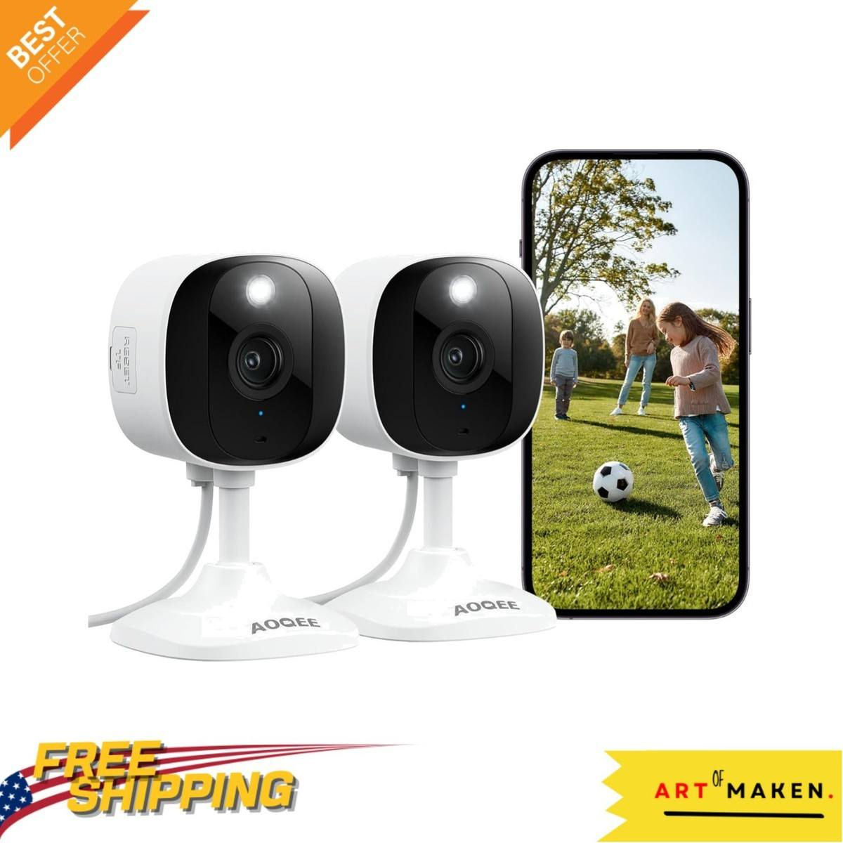 كاميرا مراقبة AOQEE C1 الذكية، وهي حزمة مزدوجة للاستخدام داخل وخارج المنزل. 
دقة الوضوح: توفر الكاميرا صورة فائقة الوضوح بدقة 2K.
مقاومة العوامل الجوية: تتميز بتصنيف IP65 لمقاومة الماء، مما يجعلها مناسبة للاستخدام الداخلي والخارجي.
المميزات الذكية: تحتوي على رؤية ليلية ملونة، وصوت ثنائي الاتجاه، وصفارة إنذار ذكية، ومستشعر حركة.
التخزين والتوافق: تدعم التخزين عبر بطاقة TF (SD) أو السحابة، وتتوافق مع أليكسا وجوجل هوم
السعر 27 الف


**إذا كنت صاحب هذا الإعلان وتريد حذفه لأي سبب، رجاءا أرسل رسالة إلى الدعم الفني**