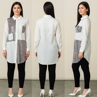 قميص صيفي • خامة برد • مقاسات ٣٨-٤٤