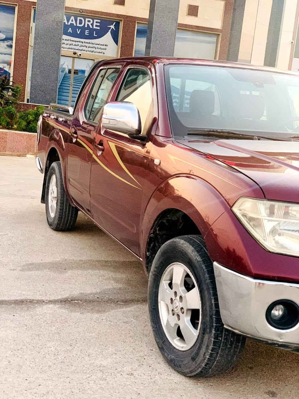 (سيارة بيكم  نيسان نافارا)
2009

السيارة كفالة عامة بدون قطرة صبغ

رقم دهوك.. سنوية 2025

سيارة بيها كابون بانزيـن

محرك وكير بشرط تخم تايرات جديد تبريد ثلج🥶 

السعر  تواصل خاص....

 رقم الهاتف ***********
