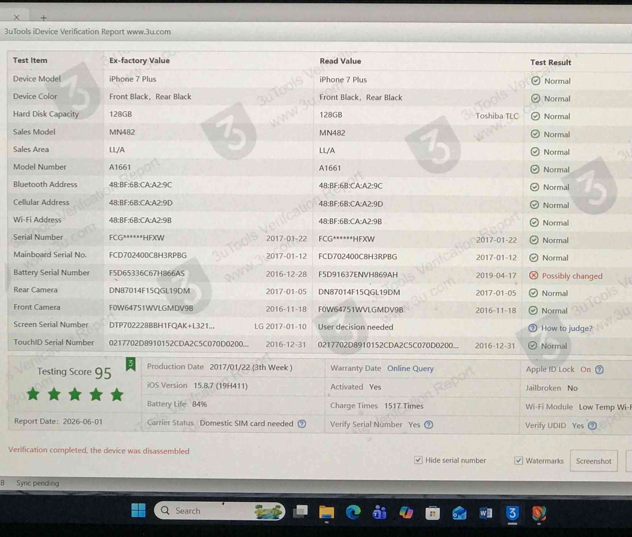 إيفون 7بلص ذاكرة 128 بس بطارية مبدل والباقي شرط عل حسابه السعر 110 بي مجال ***********
