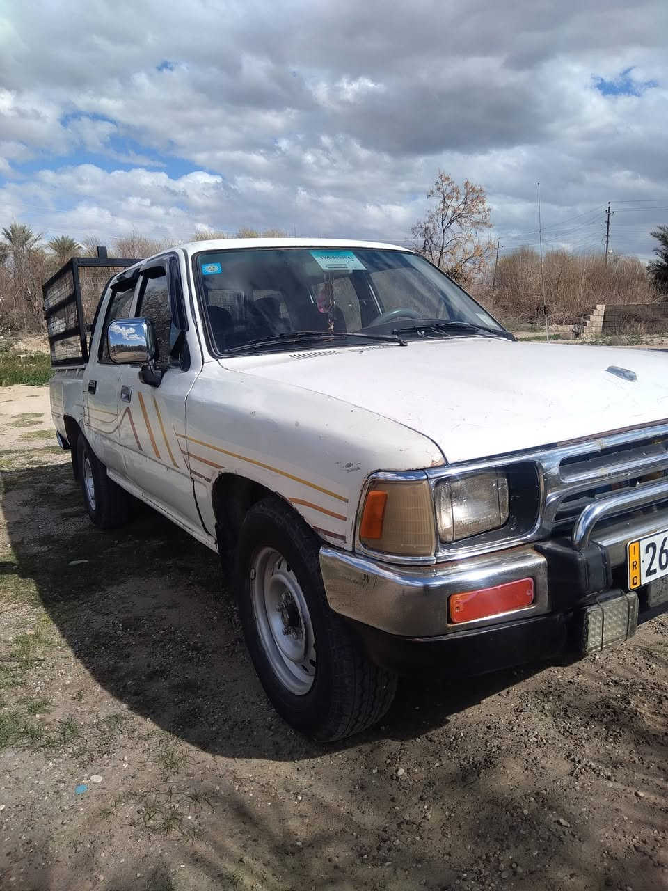 السلام عليكم
للبيع
بيكم 
موديل 1991
رقم صلاح الدين  انكليزي/ تحويل مباشر 
السياره صبغ عام شرط الفحص تادفئه تبريد ثلج 🥶
محرك بيه بدايه بخار كير اكسل شاصي شرط 
مكان السياره صلاح الدين / العلم 
السعر 55 وبيها  مجال بصيط //***********//***********
