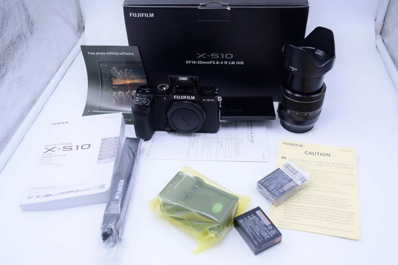 كأمره FUJIFILM X-S10 نضافه 95/100 كامله ملحقات شتر 17K
بطاريه 2

شاحنه 

كورتون

حزام 

رام 

السعر 875 الف مع توصيل 🚚 

***********
