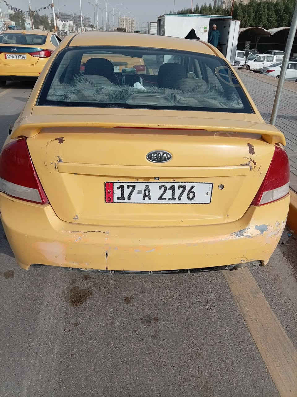 كيا اسبكترا موديل 9 محرك 2000 رقم المثنى
مصفره هيئه وغرامات تبريد شغال
مكانها سماوه مركز 
***********
