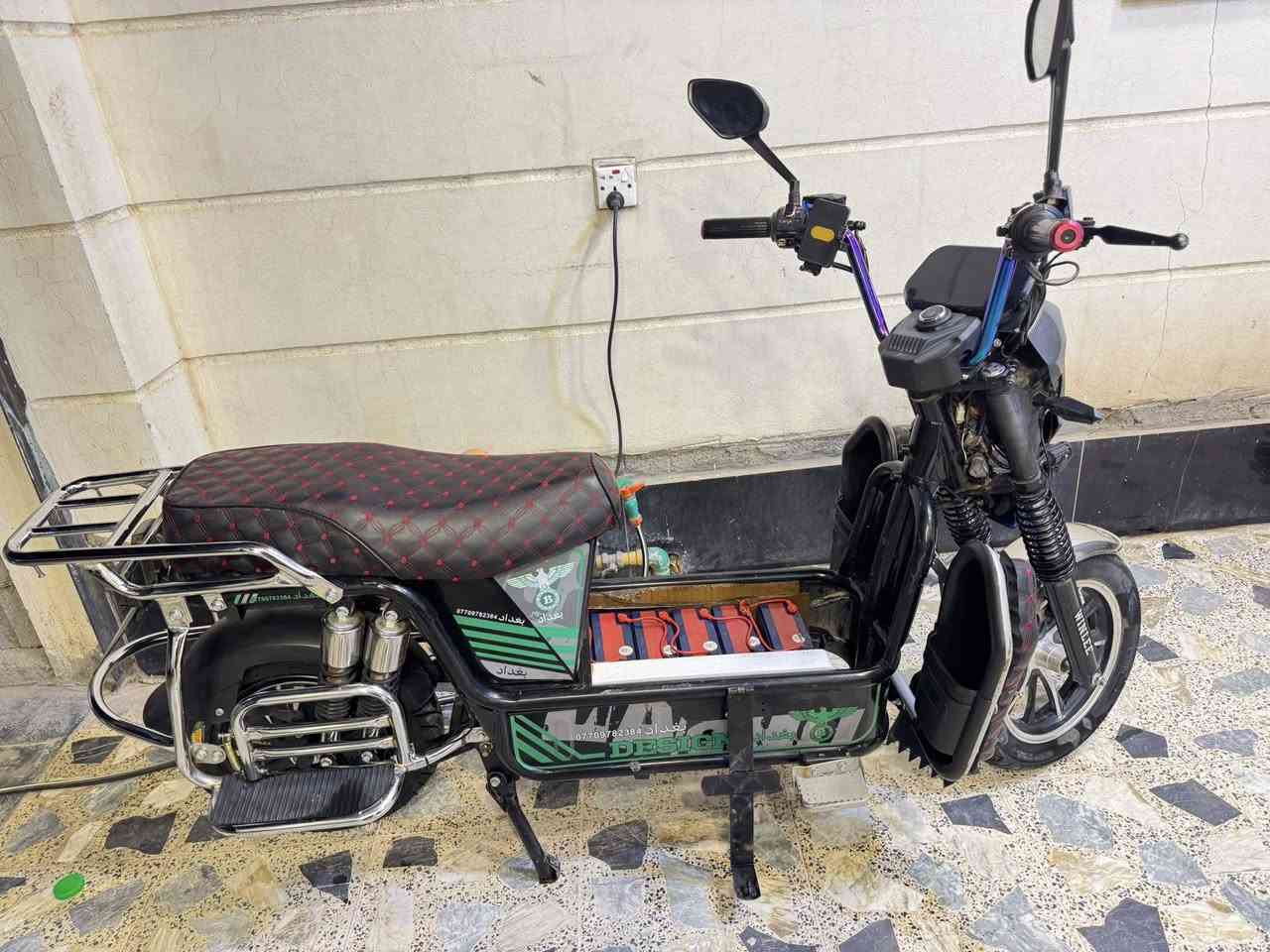 دراجة شحن جبلي
مستخدم شي قليل 
النضافة كدام عيك 
كلشي شغال بي 
عدد البطاريات 6 
شركة ولي اصلي 2026 
العنوان مقابيل مول الفلوجة 
السعر خاص ويلي يريد يشتري يجي خاص  
الاستفسار 
***********
***********
