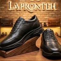 حذاء طبي • مناسب للسكري • جلد طبيعي