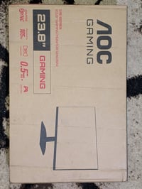 شاشه AOC كيمنك للبيع مستعمله و نظافه اخو الجديد   ملحقات و قطع كامله  ...