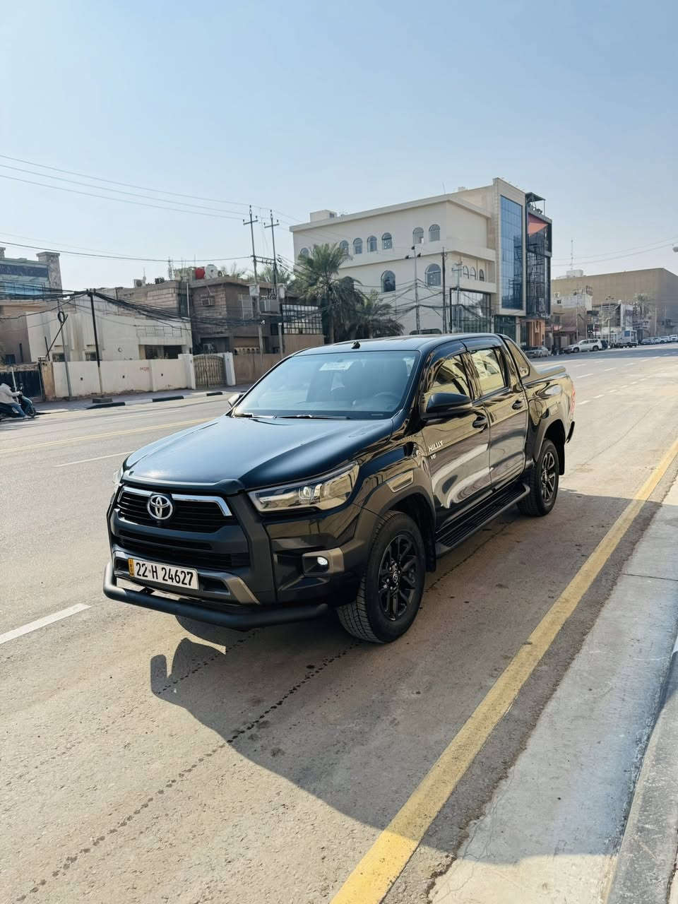 السلام عليكم
هايلوكس ادفنجر 2024 كويتي 

مكفولة كفاله عامه من كلشي وجدا نضيفة بيه سونار 

السيارة فول موصفات تجي 5 كامرات مواصفات ادفنجر معروفة .

السيارة مصروف عليه هواي غراض كماليات

دراع امامي - هوك خلفي - مطريات - دوشمة كشنات وارضيات درجة اولى - مطريات - جكات للبنيد 

ماشية 31 الف كيلو متر استعمال نظيف اني ماخذها زيرو 

رقم اربيل بأسمي تحويل ثاني يوم 

العنوان كربلاء مستشفى الكفيل 

***********
