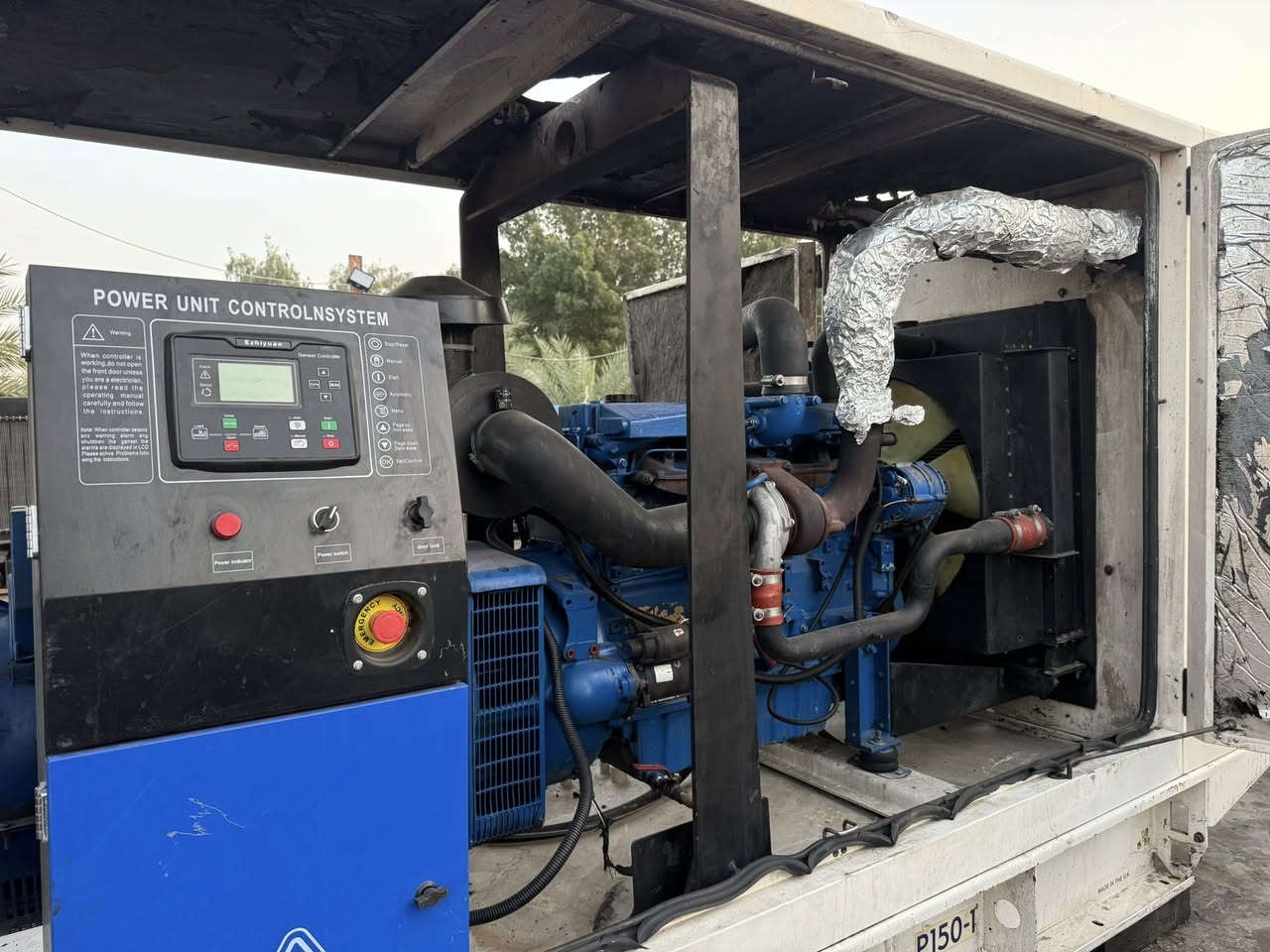 السلام عليكم مولد كاتم بيركز نكليزي اف جي ولصن   150كيفي   6سلندر  مديل 2018 مشتغله ساعات شرط لا بخار ولاً تنقيص كاتم رقمي***********
