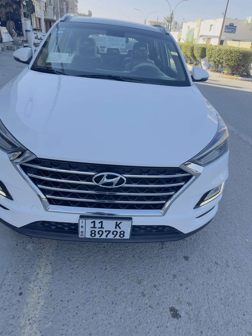 توسان خليجي موديل 20 فول مواصفات 1/1 رقم بغداد بااسمي ماشيه 44 حقيقي مكفول من كل شيء عدى رضعة مسحوب بالجهاز كل شيء على البلاد السعر 221 دولار رقم ***********
