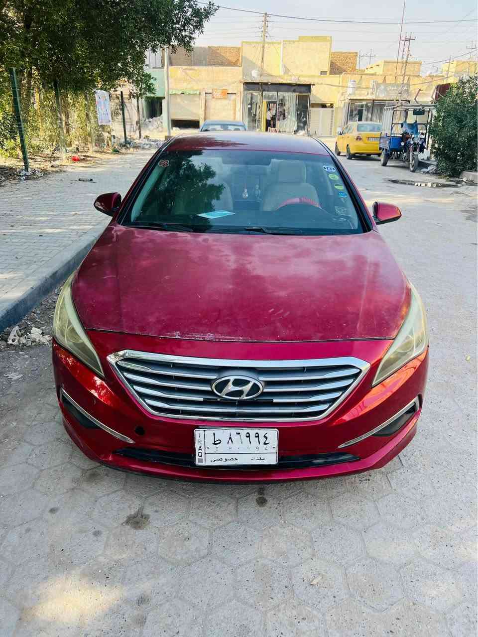 سوناتا امريكي 
مديل 2015
رقم بغداد بسمي
حادثه جاملغ وبنيد ب امريكا وب العراق باب السايق
سعر 110 وبيه مجال
*********** النجف, العراق
