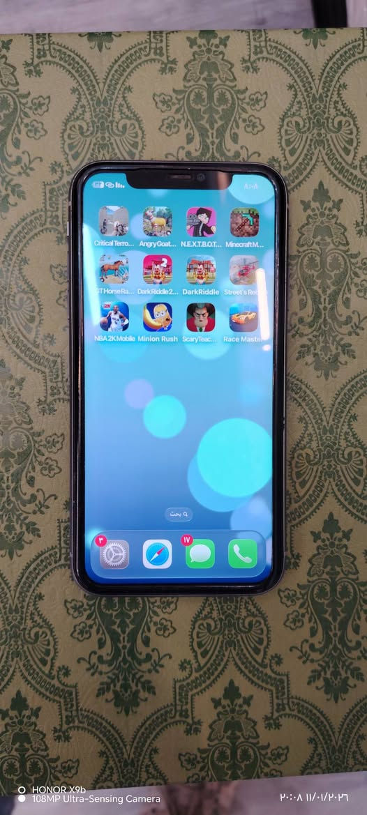 سلام عليكم ورحمة عرض ايفون نوع / 11 عادي حاله البطارية بداله اصليه مال وكاله
الذاكرة 128...
نضافة 99% مثل ما موضح بل صورة الجهاز بل حقيقه كلش نضيف بسعر 250 آلف وبي مجال شراي رقم الاستفسار /*********** وتامرون أمر
