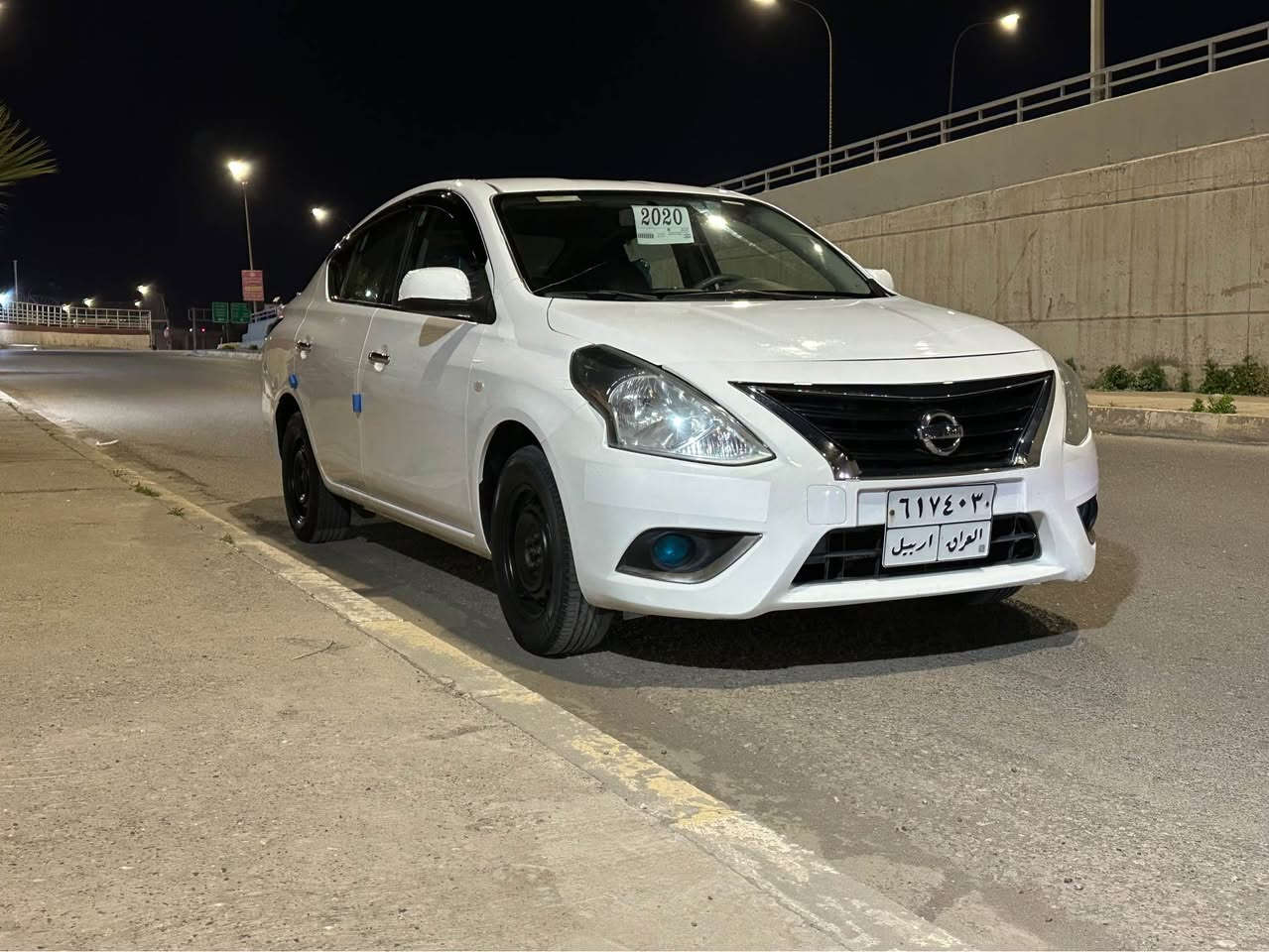 🔱NISSAN SUNNY 🧿🪬📦
موديل/2020 ⚜️ خليجي ✅
60km ماشي شرط الف 
لون/ ابيض ثلجي🇯🇵  سعر109💲
مواصفات/.  
1. تحكمات استيرن✅
2.دبل كيچ✔️
3.شاشة ايباد 
4.بلاجيكتور امامي بلادي
5.جناح خلفي بلادي
6.دواخل بلجيس + مغلف كامل
7.دبل سويج
8.مرايات جانبي كهربائي
ملاحظة //فقط تعديل علي جاملغ سايق امامي و صبغ شبر نفس جاملغ
بدون دواخل شرط
9. كشافات ظباب خلفي
*********** كركوك, العراق
