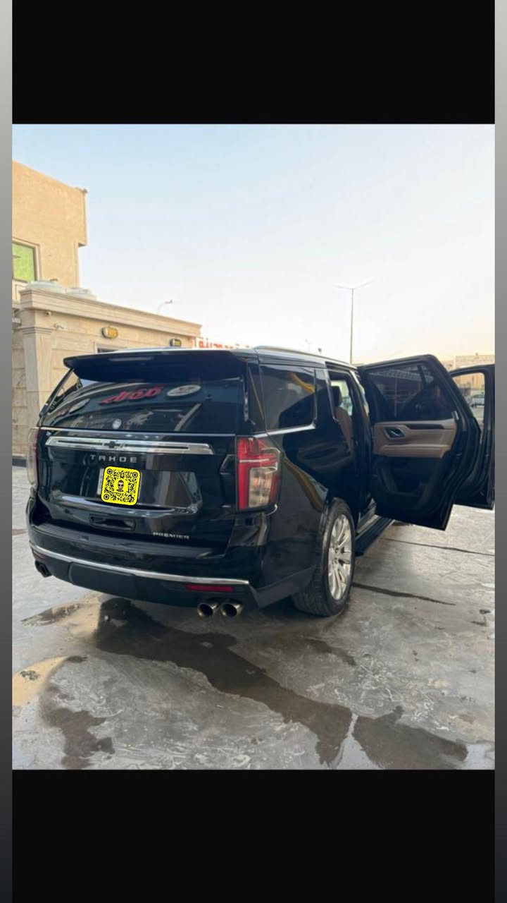 سلام عليكم
تاهو بريمير Premier موديل2022 (خليجي)
وكاله المنصور
فوول الفول 1/1
اللون: أسود
العداد:70 ألف كم فقط
الموقع: بغداد شارع فلسطين 
الضمان: وكالة المنصور – علامة سوداء (ضوء القمر)
الكفالة: كفالة عامة – بحالة الوكالة
التغليف: مغلّفة PPF امريكي أصلي مع ضمان 10 سنوات سعره 20 ورقه 

اللوحات: بغداد دولي –  تحويل مباشر

حجم المحرك: 5300 CC
عدد الأسطوانات: 8 سلندر (V8)
ناقل حركة أوتوماتيك 10 سرعات
دفع رباعي 4×4
نظام تعليق مستقل
نظام جكات
نظام سحب مقطورة بتحكم كامل + كامرة خاصة للمقطورة

سقف بانوراما
دخول ذكي للسيارة 4 أبواب (بصمة)
تشغيل بالبصمة
مقاعد كهربائية تدفئة + تبريد
كشنات ميموري (خزن)
مقصورة جلد فاخر
مغلف حماية للكشنات
تطعيمات خشب ملكي
شاحن وايرلس لاسلكي
ويلات أصلية قياس 22 إنج
نظام رؤية محيطية 5 كامرات (Bird View)
نظام صوتي BOSE عدد 10 سماعات
دوسات كهرباء مع إنارة LED
تكييف أوتوماتيك متعدد المناطق
مرايا كهربائية قابلة للطي
اي استفسار رقمي ***********
