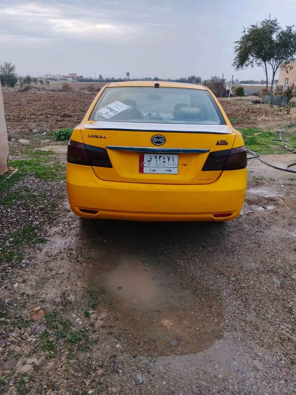 السلام عليكم للبيع بي واي دي G3 محرك كير كولا اوتماتيك المحرك بيه تبخير ويحتاج الهه ترتيب كهربائيات الجام تدفئه شغاله التبريد مااعرف عنه شي
السنويه ضايعه ومطلع الهه واجيه واسوي لك وكاله عامه طرف ثاني 
السياره مطلوبه وماتتحول 
السعر20 وبيها مجال 
عنواني صلاح الدين قضاء الشرقاط 
هاتف *********** وبيه واتساب
