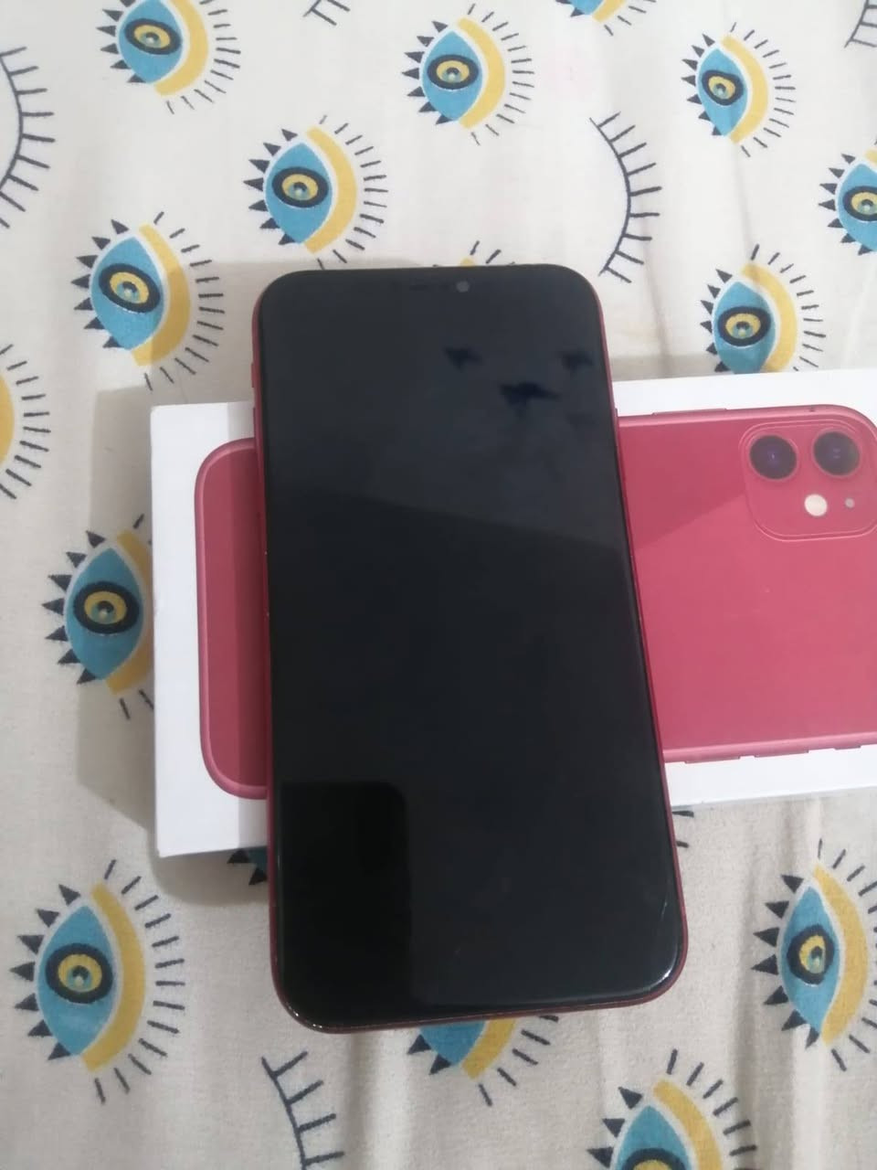 11عادي
ذاكره ١٢٨
بطاريه ٧٩
مبدل شاشه ٣ خيارات
فيس ايدي (بصمه وجه )شغال
كامراته كلش حلوات
سماعاته شغالات 
اتصال نت كله يشتغل
عنواني الدوانيه الاسكان
رقم الهاتف  ***********
