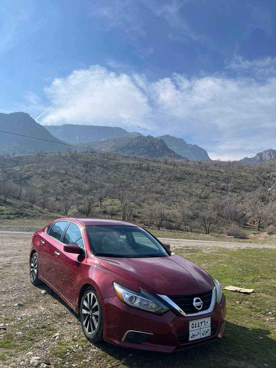 نیسان ئالتیما 2017 
بۆ فرۆشتن  گێڕ و مەکینەی بەشەرت 
بێ کێشەیە  سێ پارچەی هەییە  گێڕ تۆماتیکە ڕەقەمی هەولێرە بەسمەییە  خرامەی لەسەرە دوای معامەلە دەیگێرمەوە  نرخ 110 معامەلە 
ژ.م *********** أربيل, العراق
