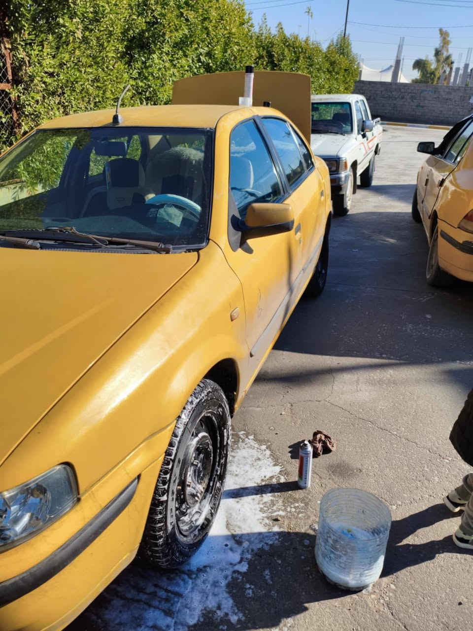 سلام عليكم سمند موديل 2011لبيع سنويه بسمي كابون بانزين بيه سياره جاهزه من الدعاميه لدعامي تخم تاير تدفئه تبريد باتري جديد كير محرك بل شرط سعر 35$وبيه مجال ***********
