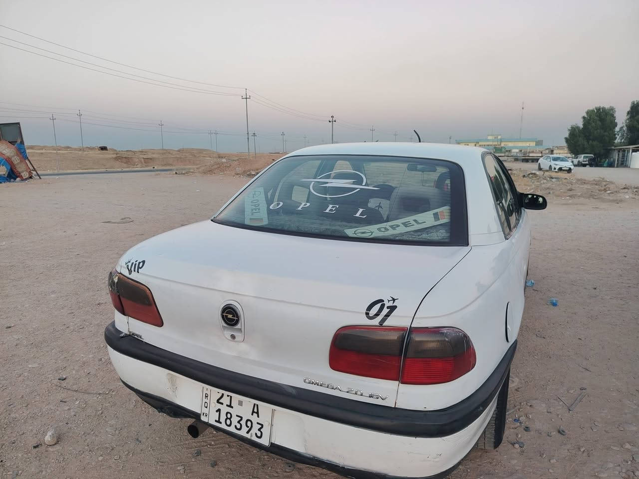 أوبل اوميگا بزون 1995
رقم سليمانية الدولي جديد لحد 2030
شرط تحويل وكالة وغرامات
محرك بطة 3000 VVT
ويل كب رياضي 
تايرات جدد
ادامة لمحلقات البنزين 
كهربائيات فول كلهن شغالة 
محرك و گير و صدر وكهربائيات مكفولة
تبريد نقص غاز بشرط 
مكان ديالى - خانقين 
للاتصال 
***********
سعر 43 بي مجال بسيط
