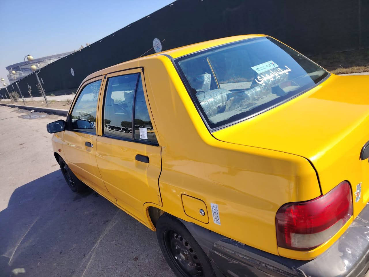 السلام عليكم سايبا موديل 2020 
هيئة غرامات مصفرة  السيارة كفالة عامة 
مكاني بغداد البلديات رقم الهاتف ***********
