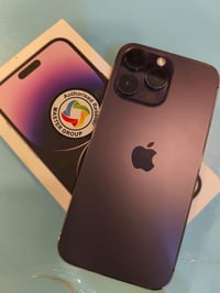 ايفون ١٤ برو ماكس  ذاكره ٢٥٦   بطاريه ٧٨ بلاديه  شاشه مبدله اصليه وبيه...