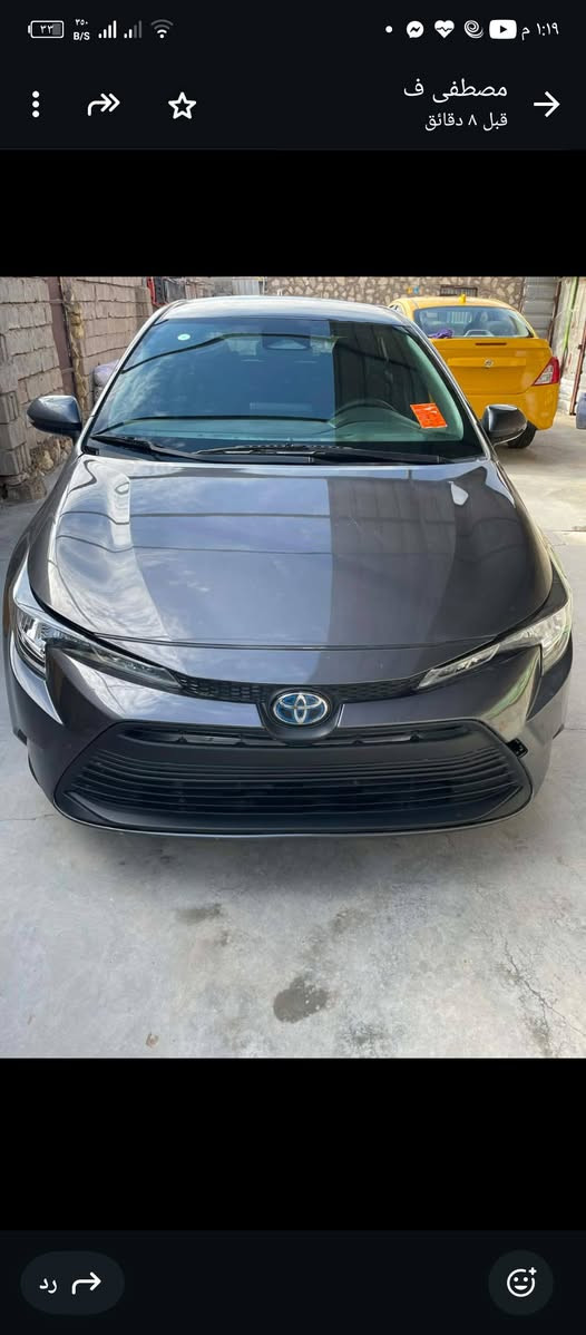 سلام عليكم كورلا هاج باك موديل #2025وارد ياباني  مكينة هايبرد  ماشية 14 ألف سيارة جديدة معنة الكلمة حادثة جاملغ وبنيد بدون دواخل  بدون رقم بدون رقم مكانه بابل مكلف بال نشر ‏‪***********‬‏.            سعر 130 وبيه مجال بسيط
