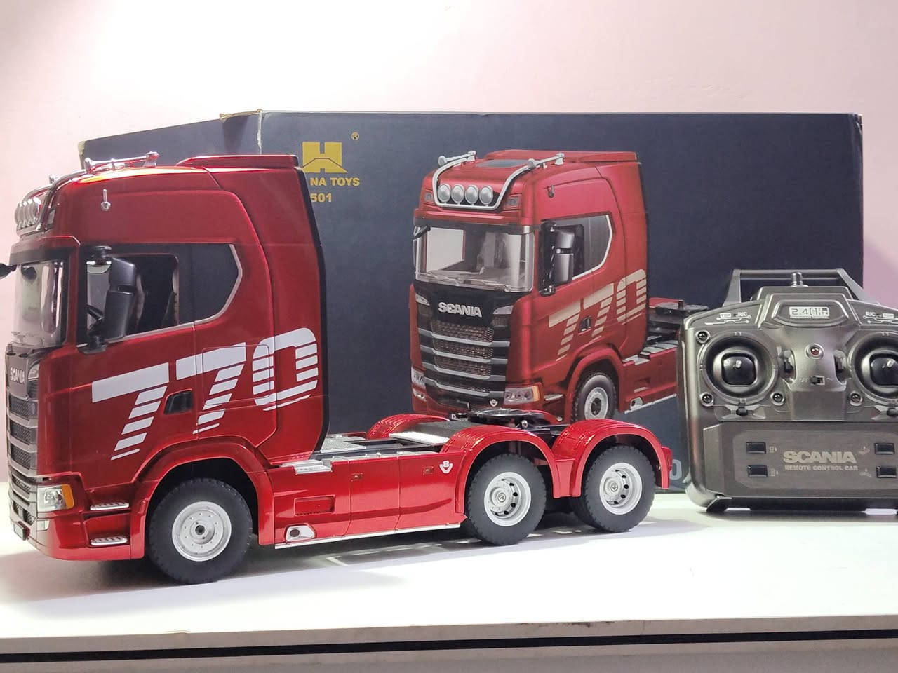 سلام عليكم متوفر راس تريلة ريمونت شركة سكانيا قطعه جديدة لوك يوجد توصيل لجميع مناطق العراق ***********
