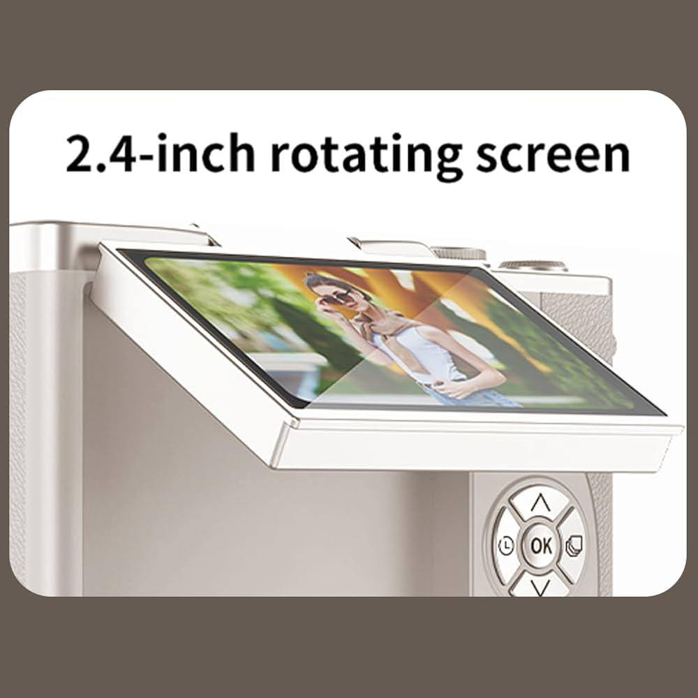 زيترا
كاميرا رقمية بدقة 4K مع تقريب رقمي، كاميرا رقمية  بدقة 48 ميجابكسل، بدقة تصوير فيديو 1080
كاميرا تصوير رقمي محمولة، كاميرا سيلفي بشاشة قابلة للطي بزاوية 180 درجة، كاميرا جيب محمولة
السعر 30 مع التوصيل 
 للحجز واتساب ***********
