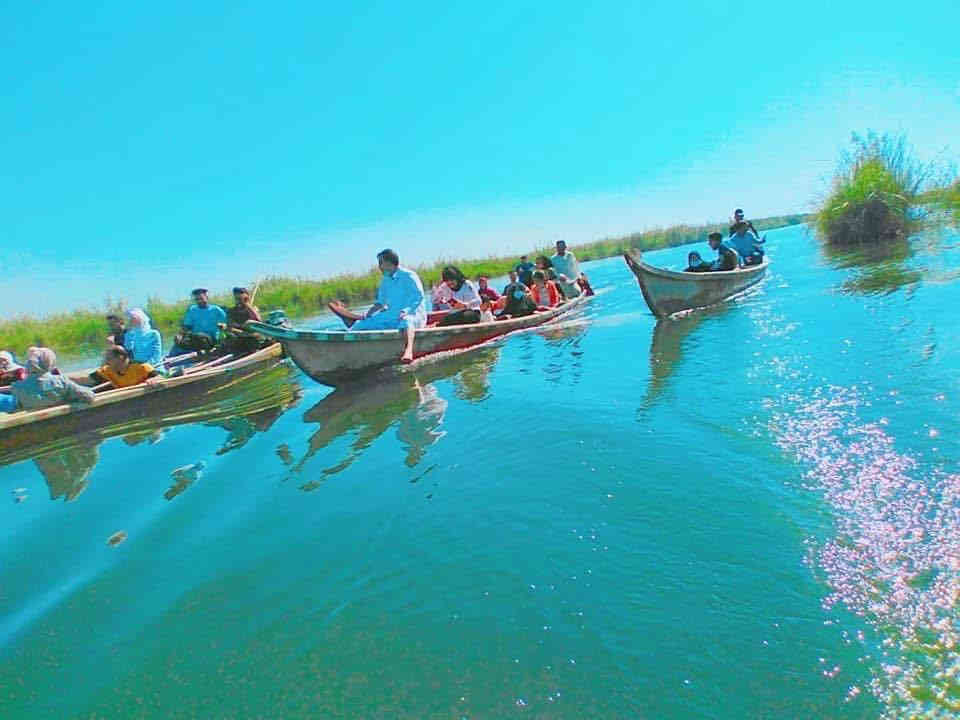 يلا للاهوار            😍 أهوار الچبايش 😍
اهوار الجبايش في الناصرية 
الأنطلاق الجمعة 7 صباحاً 
يتضمن برنامجنا للاهوار التراثية اهوار الجبايش يشمل برنامج الاهوار 
✺زيارة نصب ومزار شهداء الاهوار  
✺الوصول الى مكان المضيف ع شط الاهوار 
✺ جولات سياحية داخل الاهوار بالمشاحيف والزوارق 
✺تناول وجبة الغداء مكونه من سمك مزگوف وخبز تنور طين ودجاج ع فحم والخ..
🔺السعر( 10 )الف بدون وجبه الغداء 
🥰🥰🥰🥰🥰🥰🥰🥰🥰 
سارعو بلحجر قبل اكتمال لعدد 
‭0771 957 9746‬
*********** 
كوت شارع النسيج الشارع الخدمي حي سلام
