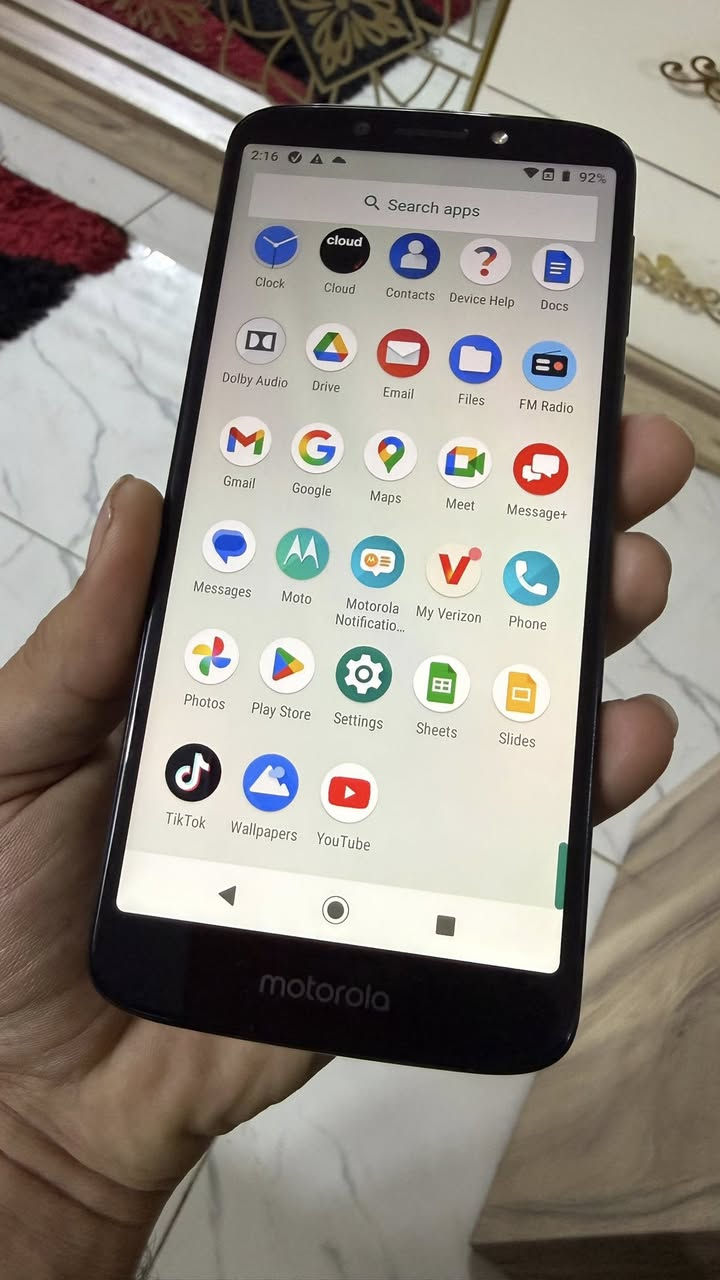 السعر بلاش 35 امريكي اصلي 
موتو g6 بلاص ذاكره 16 وتكدر تدمج ويا ذاكره خارجيه ( رام) جهاز نضافه 95‎%‎ بدون ملحقات شاحن سامسونج ينزل كل برامج بصمه


**إذا كنت صاحب هذا الإعلان وتريد حذفه لأي سبب، رجاءا أرسل رسالة إلى الدعم الفني**