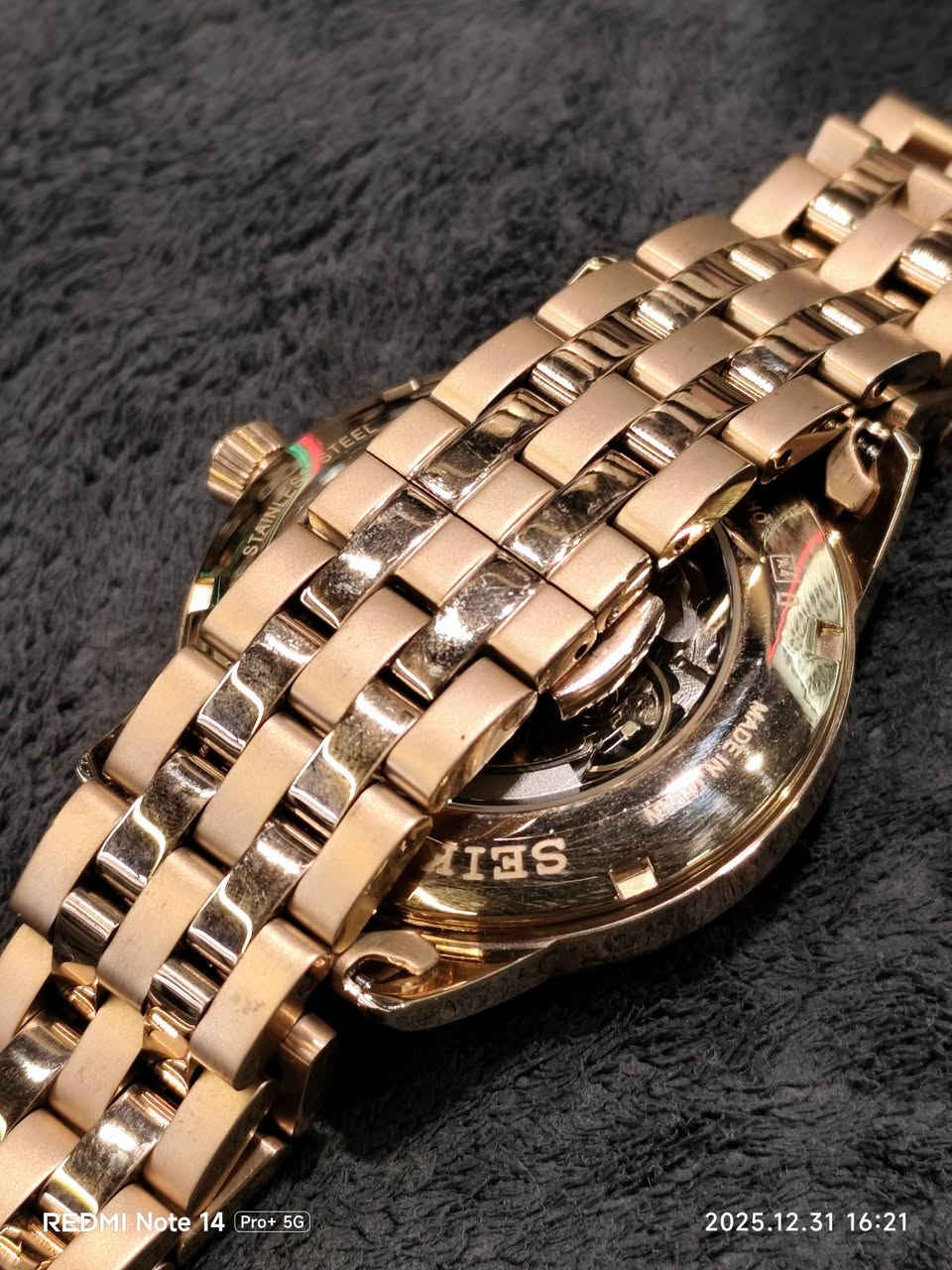 بسم الله الرحمن الرحيم

ساعةseiko  (سایکو) اوتوماتیك  
ماكینة اوتوماتیك 24حجر
قلب مفتوح
ماکینةكشف
قطر41ملم
جدید مامستعمل
یوجد توصیل/مکان السلیمانیة


**إذا كنت صاحب هذا الإعلان وتريد حذفه لأي سبب، رجاءا أرسل رسالة إلى الدعم الفني**