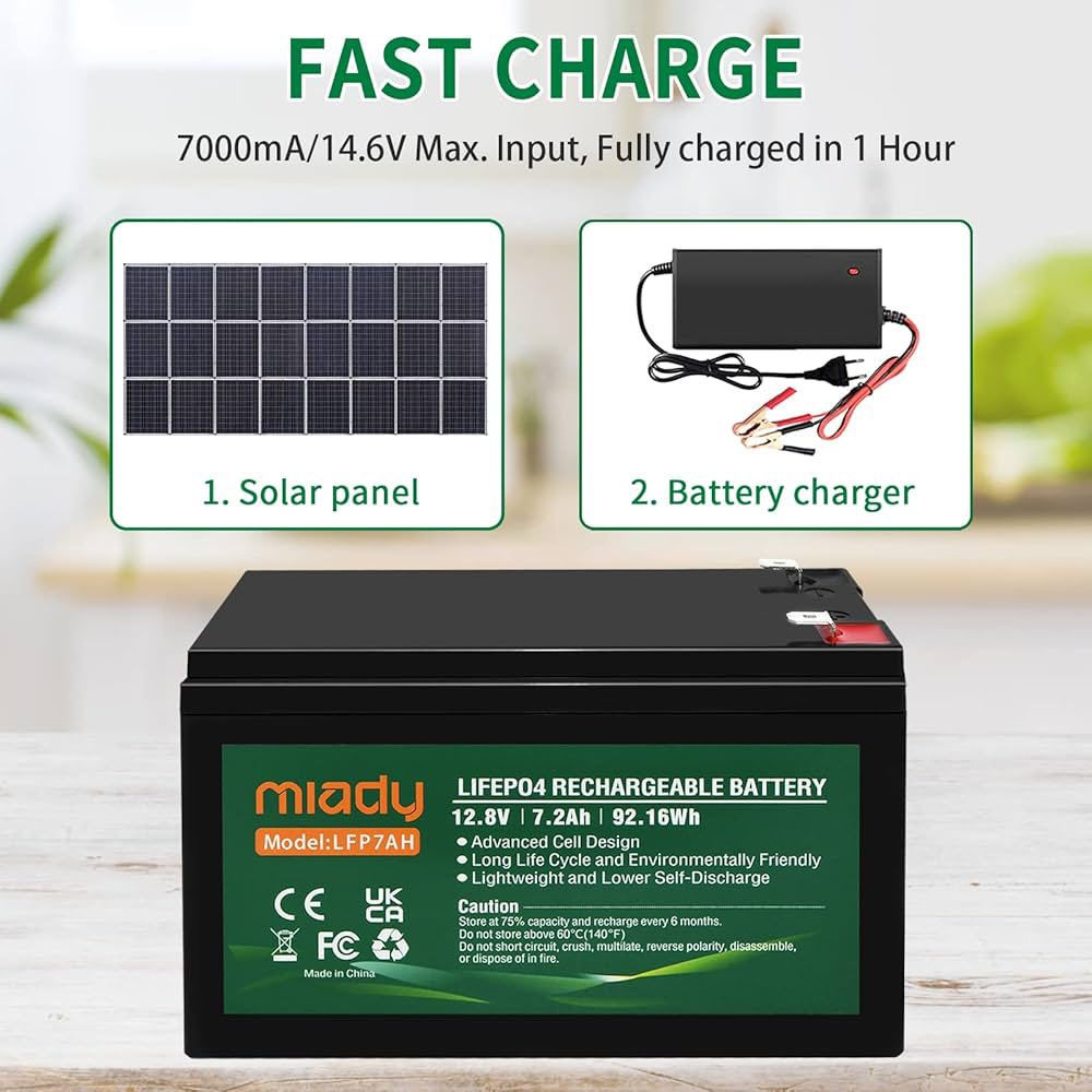 بطارية من شركة miady
12.8v / 7.2 Ah
للدراجات او الواح طاقه شمسيه 
وزنها ثكيل جديده شغاله


**إذا كنت صاحب هذا الإعلان وتريد حذفه لأي سبب، رجاءا أرسل رسالة إلى الدعم الفني**