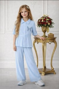 طقم بناتي • ليكرا • ٦-١٢ سنة