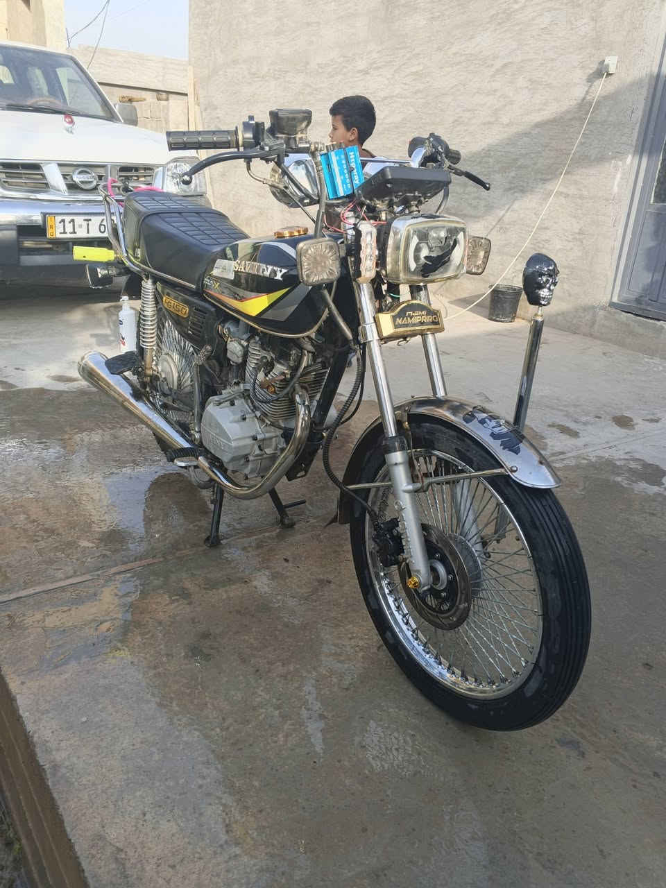 السلام عليكم اخون ماطور يراني موديل 23 نضيف كلش مجرد المحرك شويه لونه جارد مكاني يثرب زور البحشمه هاذى رقمي الشراي يتصل ***********
