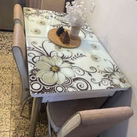 ميز طعام • ٦ كراسي • يتكبر ويتصغر