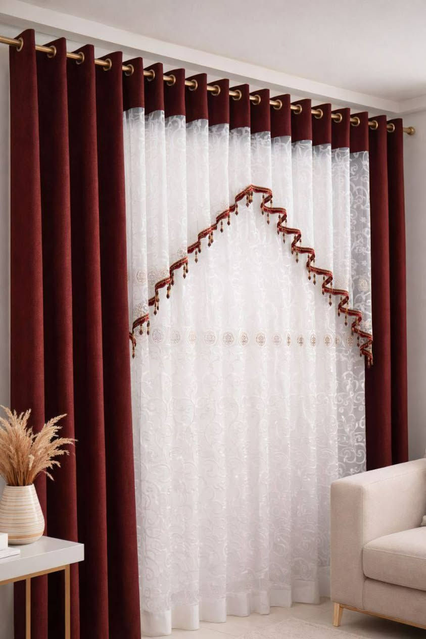 عرض خاص عرض
مسرح شامو ثخين  تركي وتول بلوسط امبطن يتكون من 3 قطع قماش قطعتين منا قطعه ومنا قطعه وبلوسط تول امبطن وفوك التول المسرح النازل على شكل سبعه او ثمانيه   
ال عرض الكليي 
كميه لقماش 5متر
تكفي شباك مترين ونص او 3 علمود الكسرات.
مخيط و مبطن نفس موديل
السعر40الف


**إذا كنت صاحب هذا الإعلان وتريد حذفه لأي سبب، رجاءا أرسل رسالة إلى الدعم الفني**