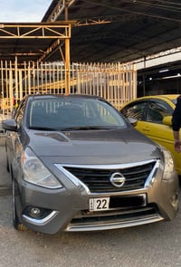 نيسان فيرساي موديل 2016 ماشيه 100الف  ضرر بوند صبغ وايرابك سترين فقط  ...