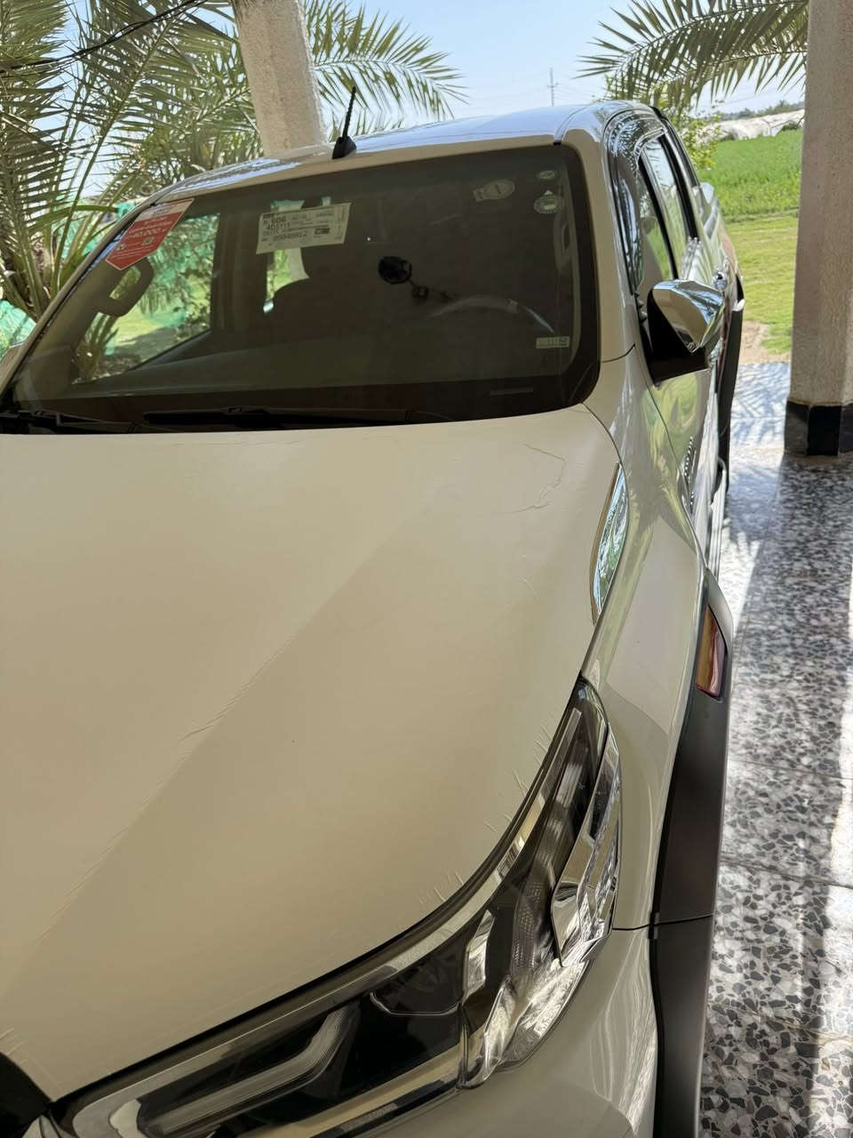 سلام عليكم 

لبيع او مراوس 
بيكم هايلوكس موديل TRD 2023
ساز ام الظمان 
رقم اربيل ماشية 80 الف 
كفاله عامه 
مواصفاته فول 1/1 :
1: بصمه ابواب
2: اشاره ترحيب
3: ثلاجه
4: تبريد قطعتين
5: فور ويل 4x4
6: كشنات تريد تدفئه
7: مثبت سرعه
8: شاشه كبيره
9: كامره خلفيه
10: محرك V6 سلندر
11: امرايات شفط
12: تحكمات استيرن
ECO نظام :13
14: شحن لاسلكي
15: مانع انزلاق
16: شاشه تبريد
17: حساسات اماميه خلفيه

العنوان بغداد ناحية الرشيد 
***********
