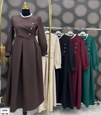 فستان ترند كوالتي عالي❄     قياس 48/46/44/42/40/38/  #سعره قطعة 30  ال...